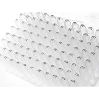Refill systém for micro-racks with 96 microtubes 1,2 ml, round bottom, coded, 50 pcs/pack, RATIOLAB
