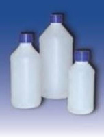 Round bottle, PE, with safety cap, 250 ml