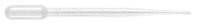 Pipeta Pasteurova, LDPE, 2 ml, délka 152 mm, graduovaná, sterilní, individuálně balená, bal. 500 ks, RATIOLAB