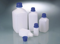 Narrow-necked reagent bottle, HDPE, 100 ml, with cap