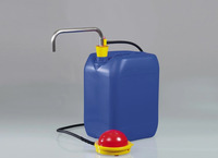 OTAL hand pump, with hose and stopcock, PP/PVC, tube dia. 12 mm