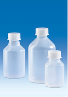 Flaša reagenčná, široké hrdlo, PP, skrutkovací uzáver, 500 ml, (bal. 10 ks)