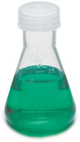 Erlenmeyer flask, PMP, 125 ml, with PP screw cap, HACH, (pack. of 6 pcs)