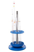 Pipette stand, vertical, for up to 94 graduated and volumetric pipette, rotatable, made from PP, autoclavable, (pack. of 1 pc), LABSOLUTE®