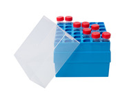 Box na centrifugační zkumavky 15 ml, 6 x 6 míst, PP, 145 x 130 x 145 mm, (bal. 1 ks), LABSOLUTE®