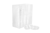 Rack for Petri dishes, acrylic, for 30 Petri dish (dia. 100 mm), (pack. of 1 pc), LABSOLUTE®