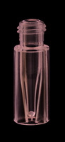 Vialka šroubovací s krátkým závitem ND9, TPX, čirá, 0,2 ml, 32 x 11,6 mm, TopSert, integrovaná mikrovložka, (bal. 100 ks), LABSOLUTE®