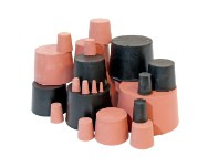 Rubber stopper conical, 12/8 x 20 mm, (1 pc)