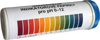 Papírek indikátorový univerzální pH 0-12, bal. 100 ks