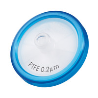 Filtr stříkačkový, pr. 30 mm, skleněné vlákno/PTFE, 0,20 µm, modrý kroužek, (bal. 100 ks), LABSOLUTE®