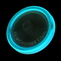 Filtr stříkačkový, pr. 30 mm, skleněné vlákno/nylon (PA), 0,45 µm, zelený kroužek, (bal. 100 ks), LABSOLUTE®