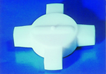 Míchadlo magnetické, diskové, 62 mm x 37mm, (L x D), PTFE